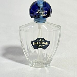 Guerlain Shalimar Paris Perfume‎ Bottle VTG France 1.7 Oz Empty